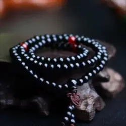 Sandalwood Buddhist Buddha Meditation 6mm 108 Prayer Bead Mala Bracelet for Women Men Vintage Jewelry Gift Fashion Jewelry
