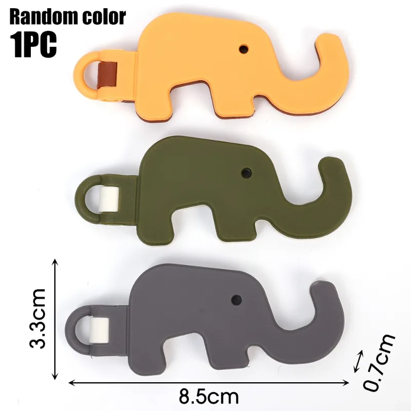 Cute Cartoon Phone Holder Elephant Desktop Mobile Phone Tablet Stand Mount Keychain Pendant Portable Mini Kickstand Holder