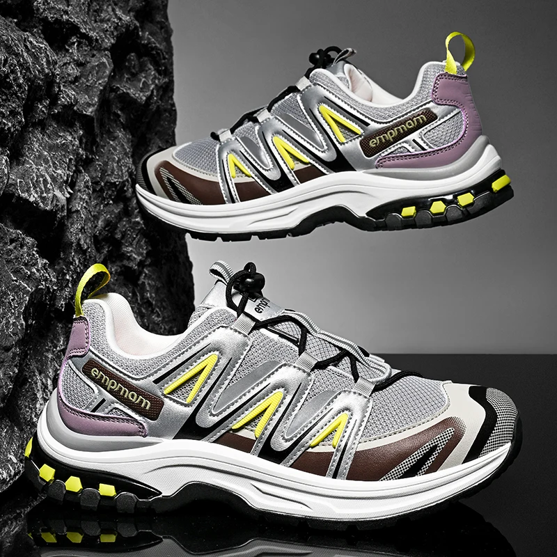 2026 Trendy Men Women Outdoor Sports Shoes Lightweight Hiking Sneakers Casual Walking Shoes For Couples