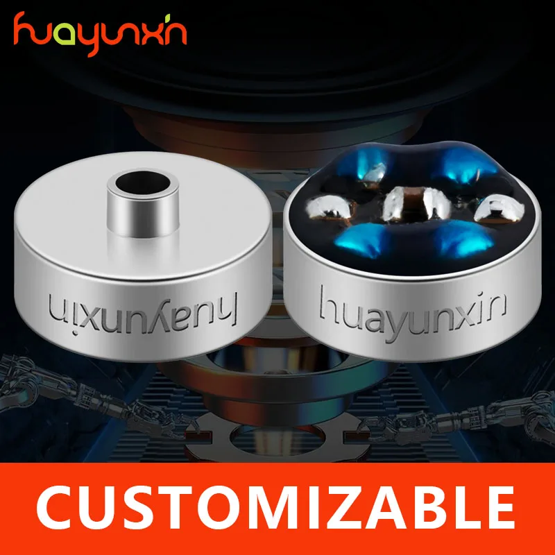 Huayunxin 7.1mm 4ohm 110db iem monitor intra-auricular, auscultador electrostático, unidade de altifalante com driver dinâmico de alta frequência extremamente alta