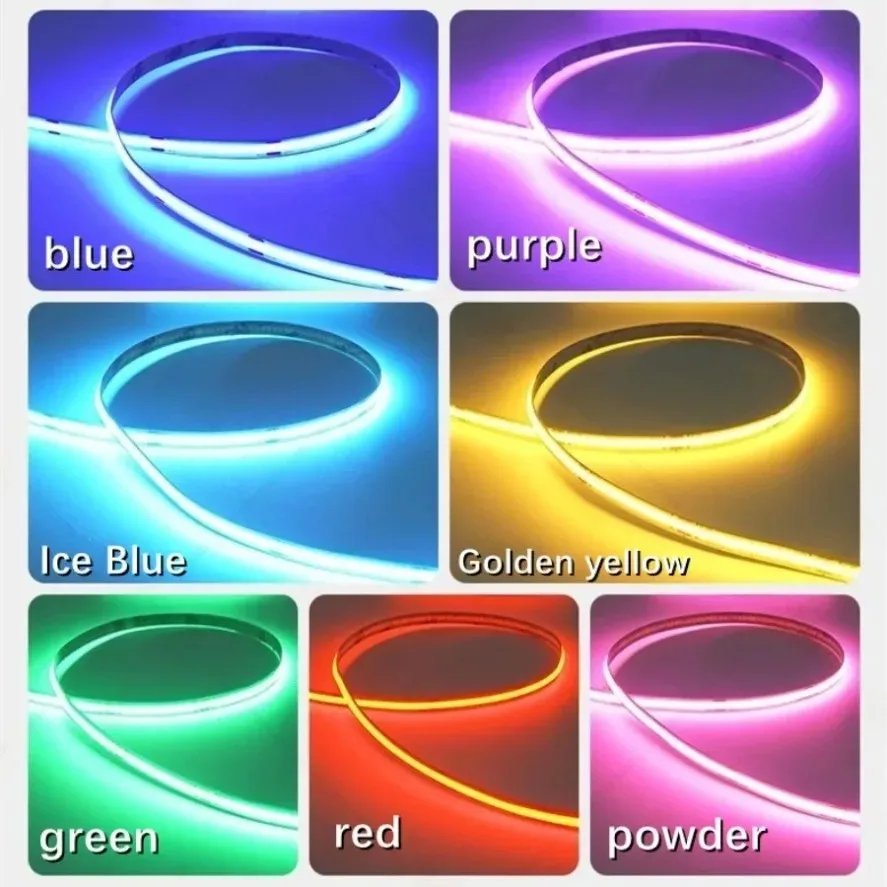 1-5M 320LEDs/M 5V USB COB LED Strip with 3Keys Touch Switch Dimmable Flexible Tape for Mirror TV DIY Backlight Decor Lighting