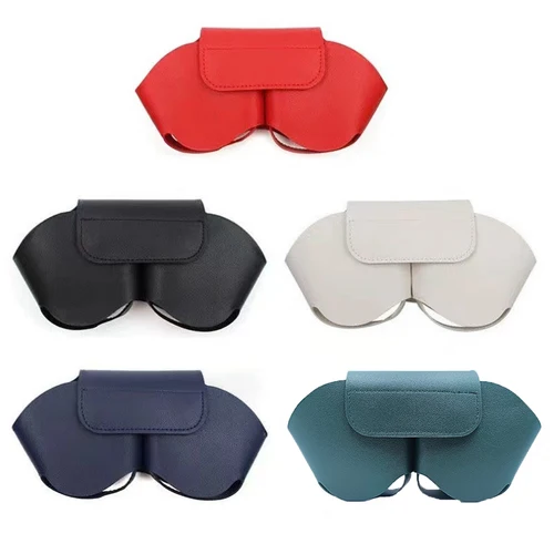 Imagen 2 del producto Funda protectora para auriculares Airpods Max,Solo estuche, sin auriculares, funda de cuero suave contra caídas y arañazos, accesorios para auriculares Airpods Max