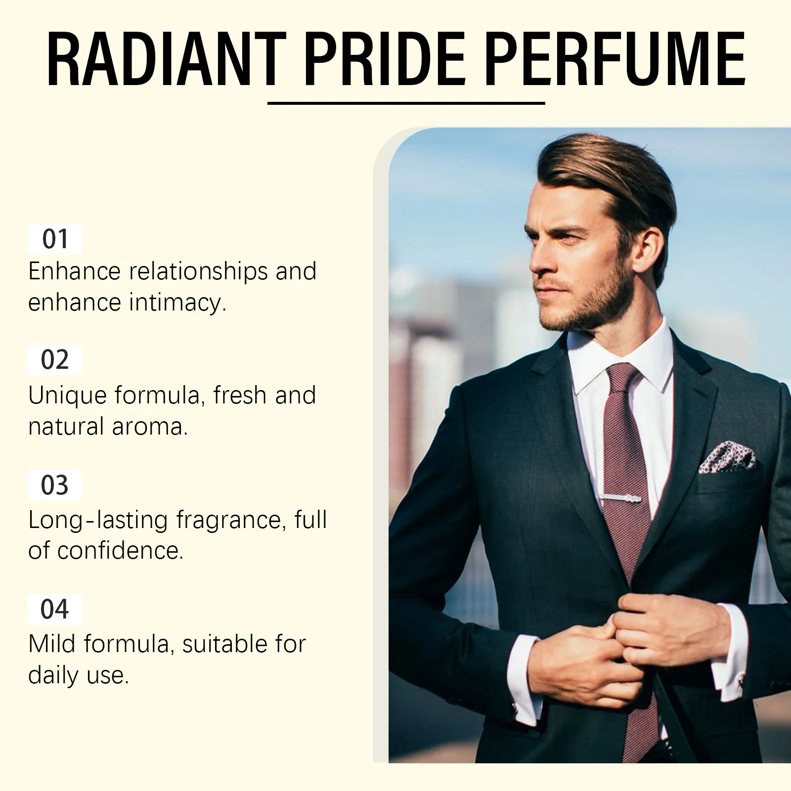 Pheromone Perfume for Man Cologne Perfume Original Lasting Fragrance Attract Women Sexy Temptation Dating Flirting Charm Parfum