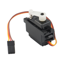 B24B 2X 3 Wire Metal Gear Servo For Wltoys 144001 144002 144010 124016 124017 124018 124019 RC Car Upgrade Parts