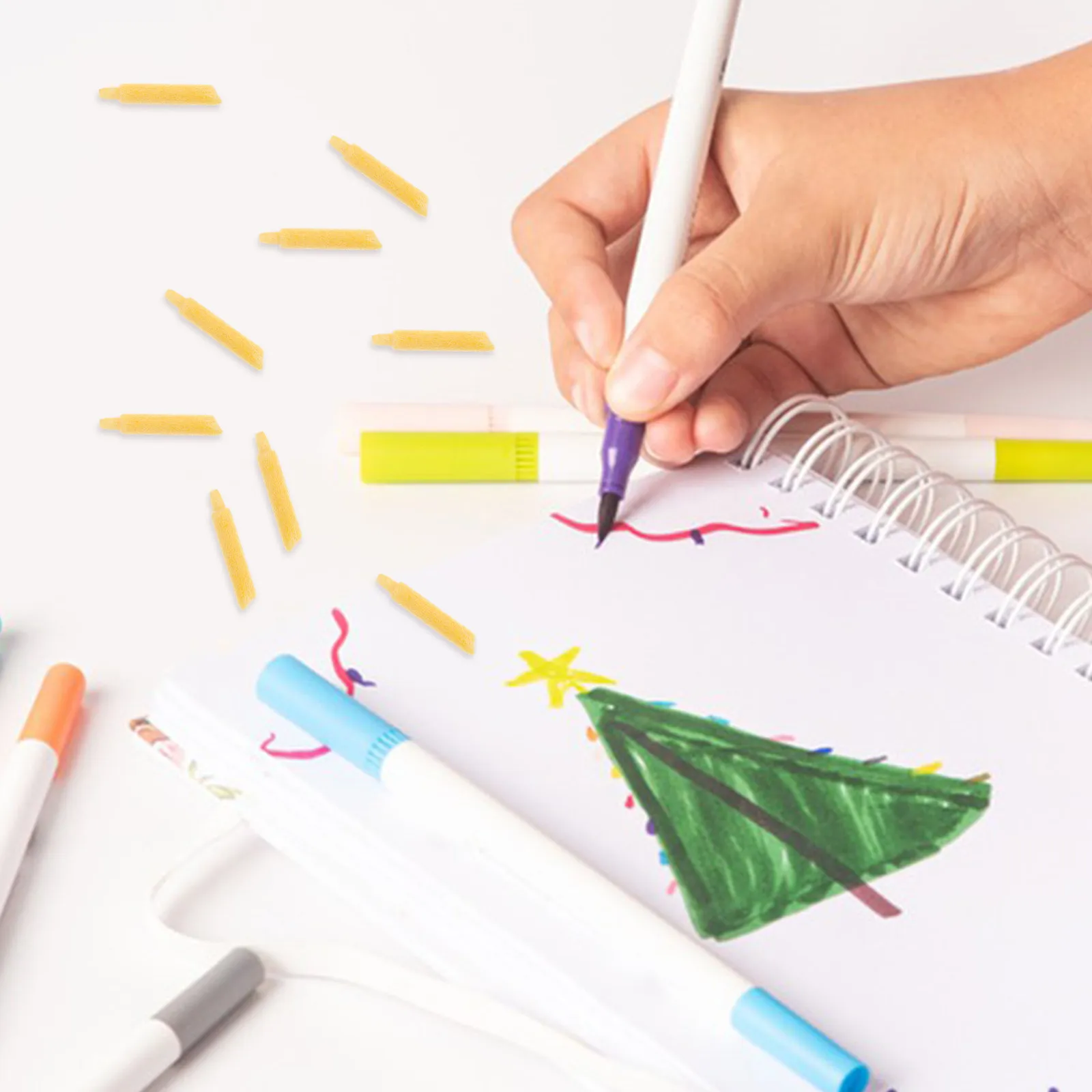 

Набор из 30 сменных наконечников для маркеров: тонкие наконечники для масляных красок, для рисования и живописи, насадки для маркеров, принадлежности для письма