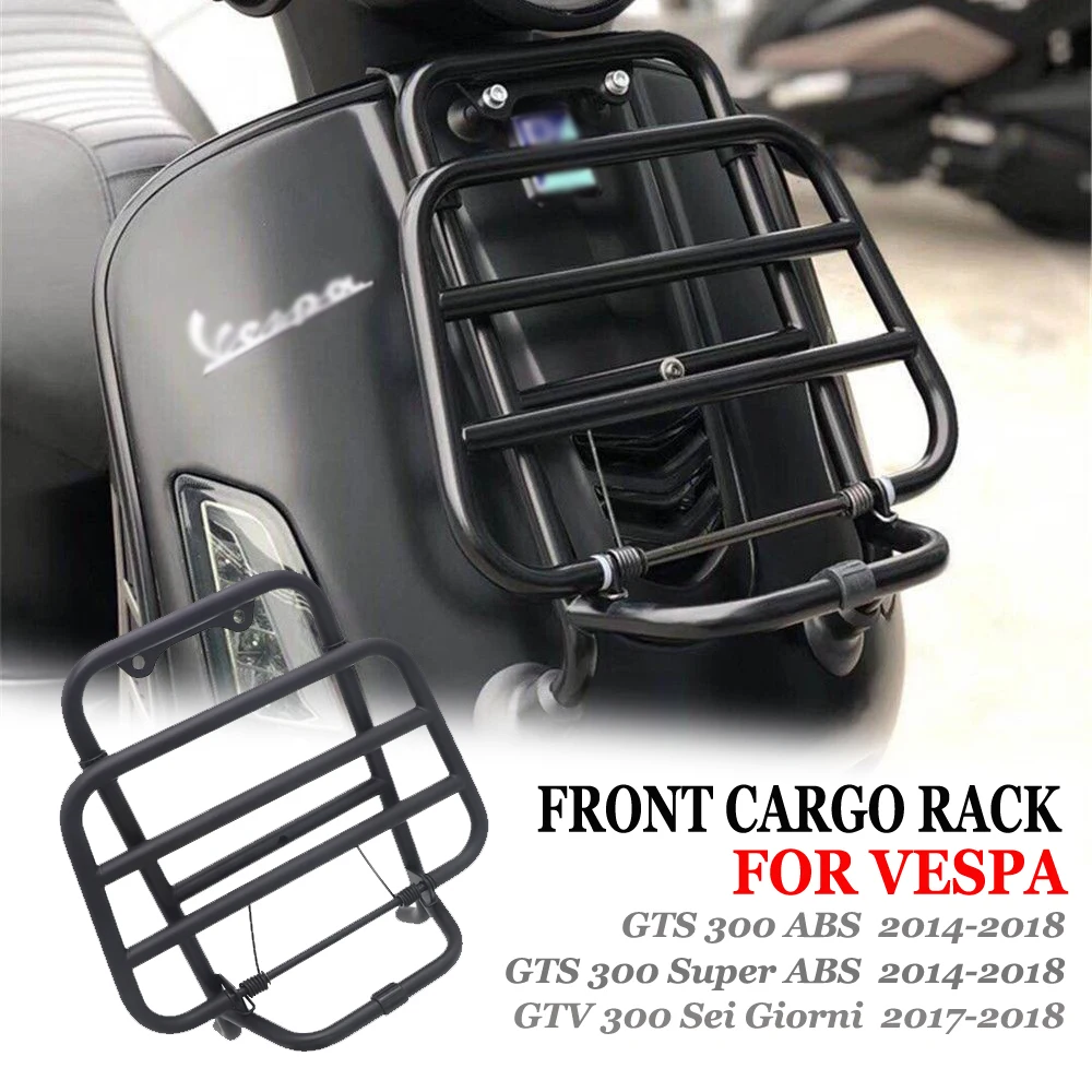 Motorcycle Front Shelf For Vespa GTV 300 Sei Giorni Front Luggage Rack For Vespa GTS 300 ABS GTS 300 Super ABS Front Cargo Rack