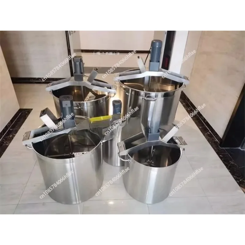 100L صلصة الطماطم الفلفل تجهيزات المطابخ صلصة الحساء إناء/ قدر اثارة آلة الطبخ لصق المربى غلاية الغليان مع خلاط