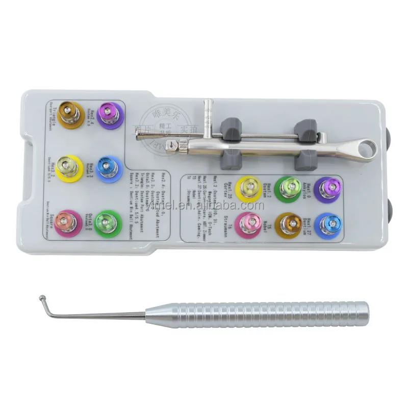 PR-100 Dental Tool Kit for Compound Restoration - Composite & Conventional 12 Screwdriver Bits 4 Repair Methods