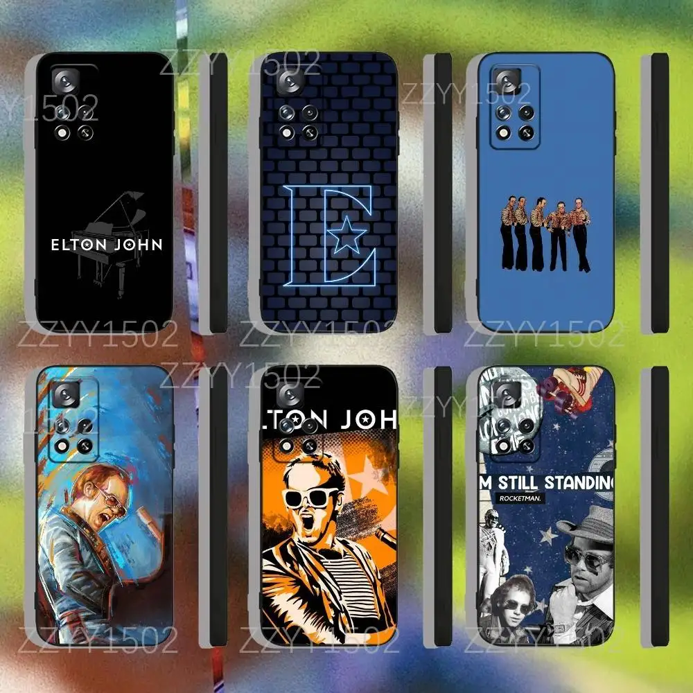 

Singer Elton John Your Song Phone Case For Samsung S25,S24,Ultra,S20,S30,Plus,S22,S23,Ultra,Plus,5G Soft Black