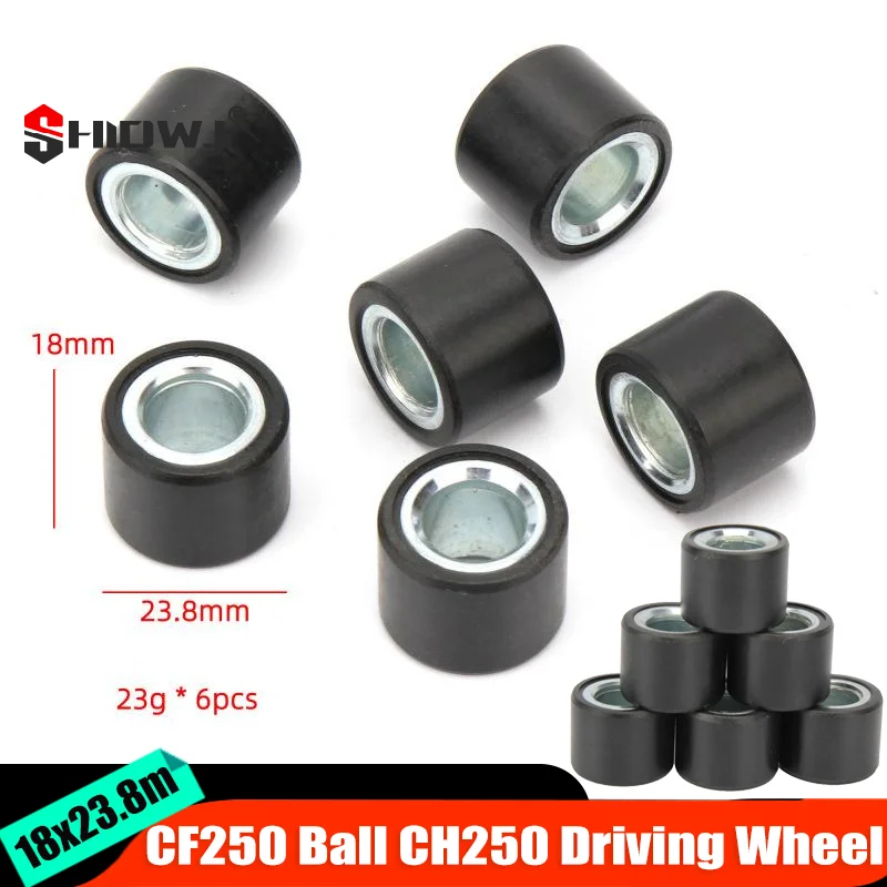 6 шт./лот 18x23,8 мм CH250 ведущее колесо 172 CF250 Ball ATV ATV250 Puli Ball скутер передний приводной диск DIY аксессуары