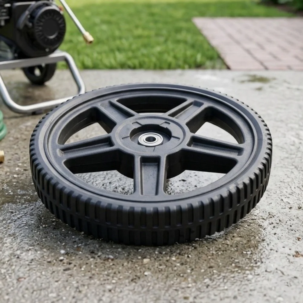 308451053 Pressure Washer Wheel For RY80940B RY80930 RY802800 Pressure Washer Replacement Wheel 12'' Diameter 1/2'' Center Hole