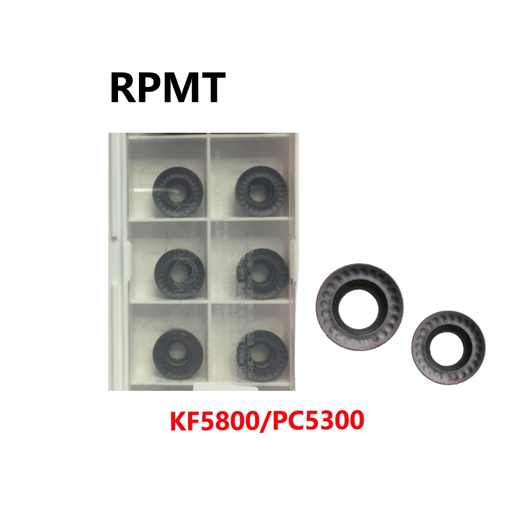 Original RPMT RPMT08T2MO-Q RPMT10T3MO-Q RPMT1204MO-Q KF5800 PC5300 Carbide Inserts Tools Holder RPMT08T2MO RPMT1204MO RPMT10T3MO