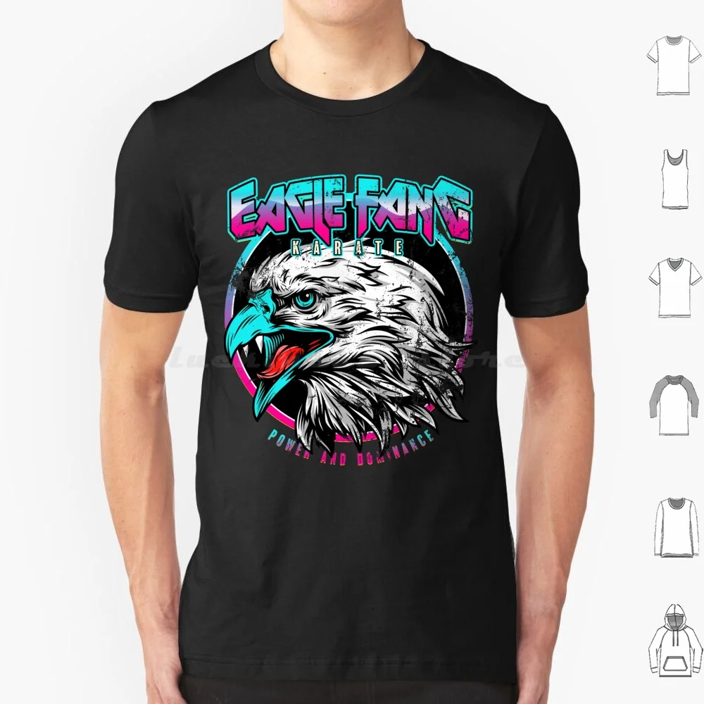Eagle Fang Karate-Kai Camiseta de algodón con estampado DIY de Metal de los años 80 para hombre y mujer, banda de Metal de los años 80, Eagle Fang Karate Kai, programa de televisión, serie de televisión