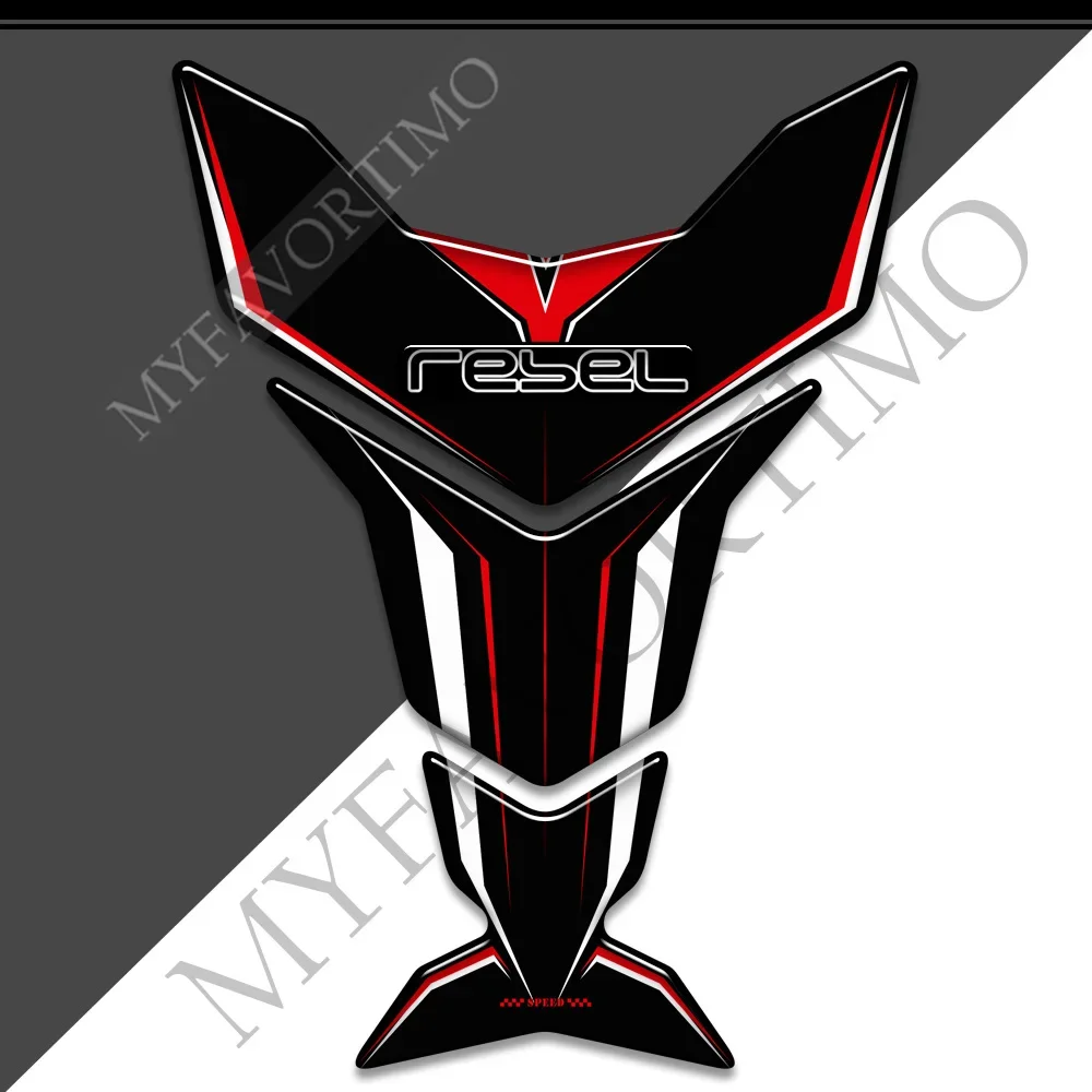 For HONDA Reble CM CMX 125 250 300 500 1100 CMX500 CMX300 Gas Fuel Tank Pad Stickers Decal Emblem Logo Protector