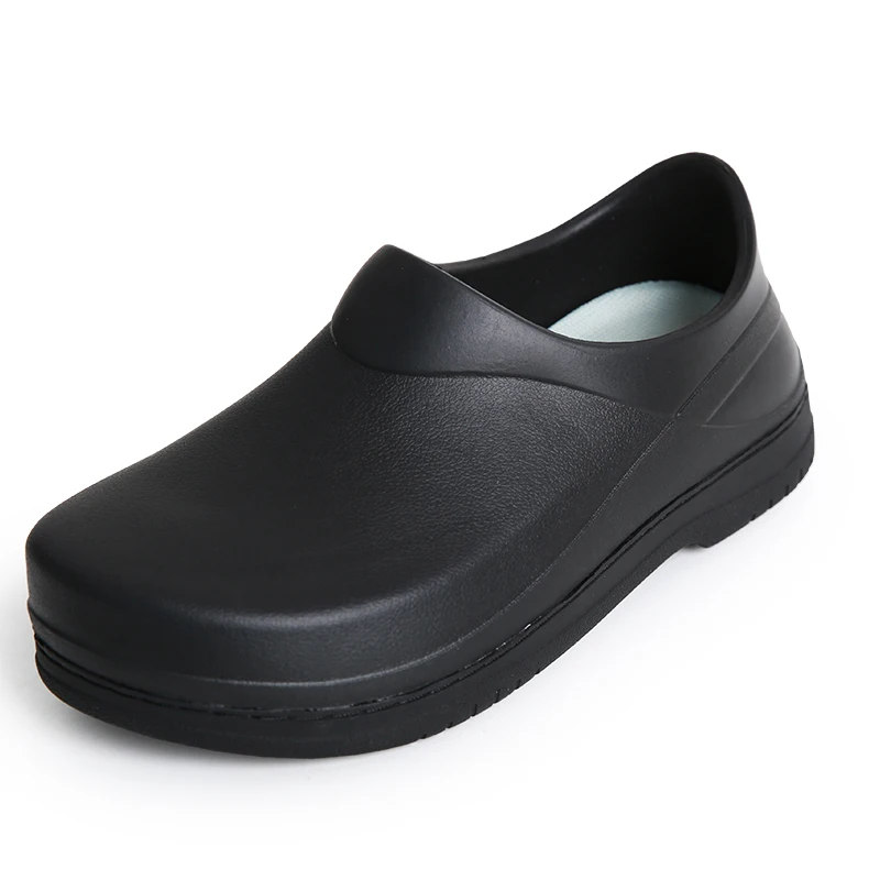 New Arrivals Kitchen Work Shoes Antiskid Waterproof Oil-Proof Cook Chef Shoes Slip-On Resistant Safety Shoes Clogs Size 36-45