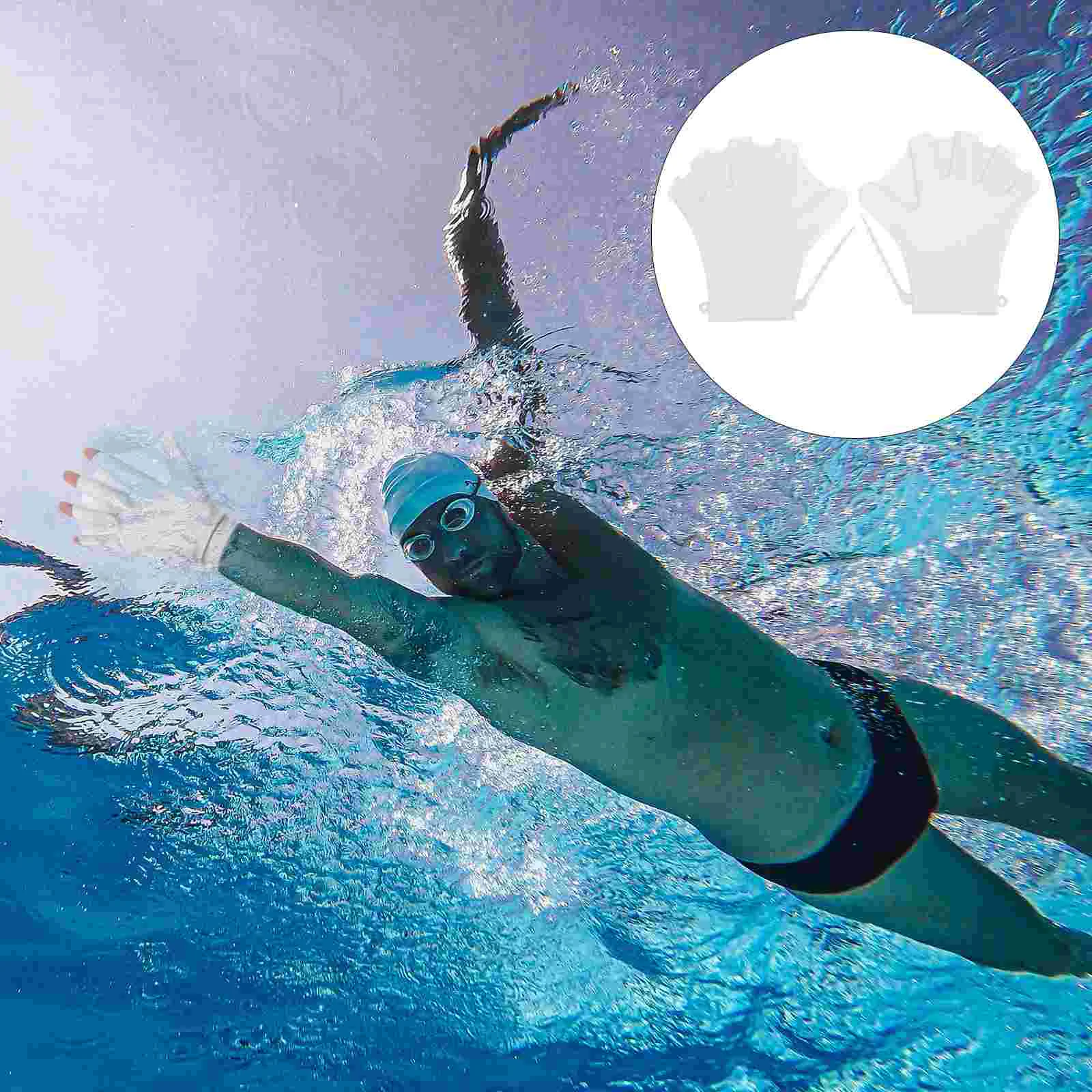 Disability Swimming Gloves Paddles for Hands Swimmers Females Fitness Accessories