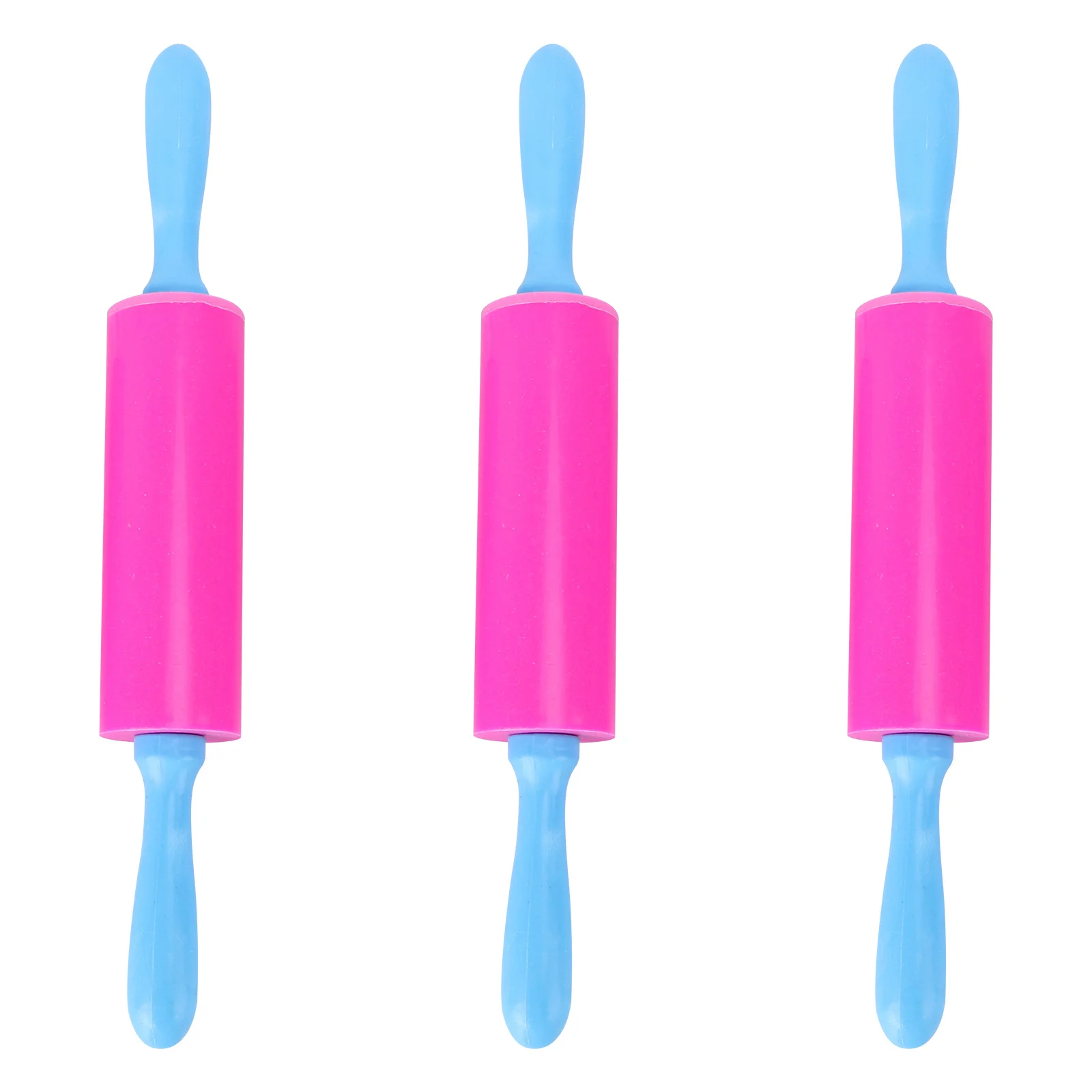 Bâtons d'argile fabriqués à la main, Kit d'outils de rouleau à pâtisserie Ultra léger, couleurs aléatoires, jeu créatif, salle de classe, garderie, pâte à prise facile, 3 pièces