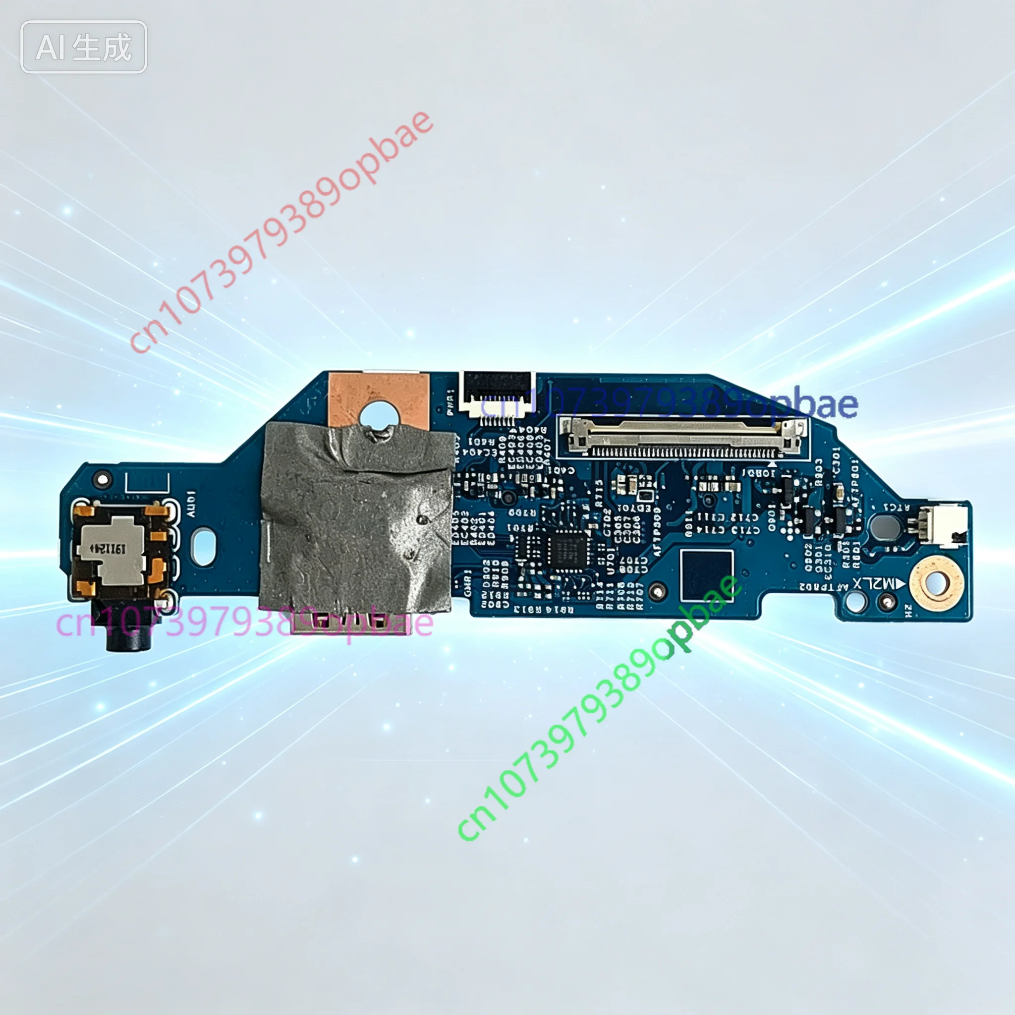 Replacement USB Audio SD Card Reader Board 0DFKXV for Dell Inspiron 7706 2‑in‑1