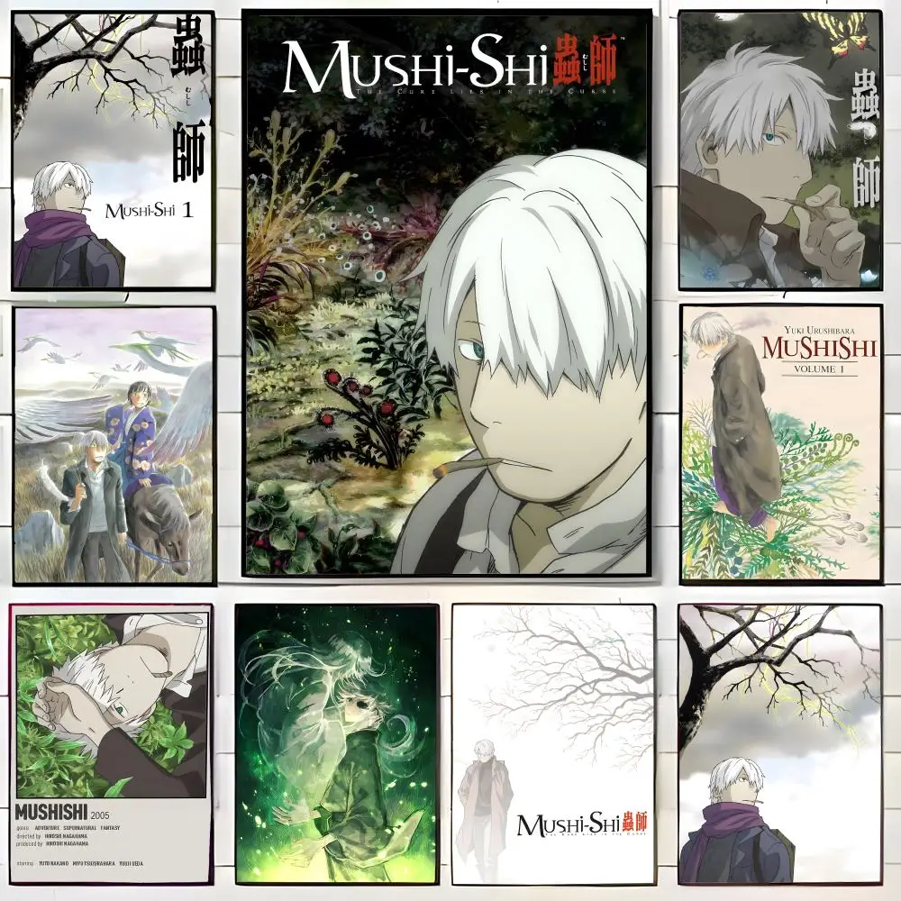 Mystisches, beruhigendes Anime-M-Mushishi-Poster, Wandkunstdruck, Poster, dekoratives Wandbild, Heimdekoration, Geschenk, ungerahmt