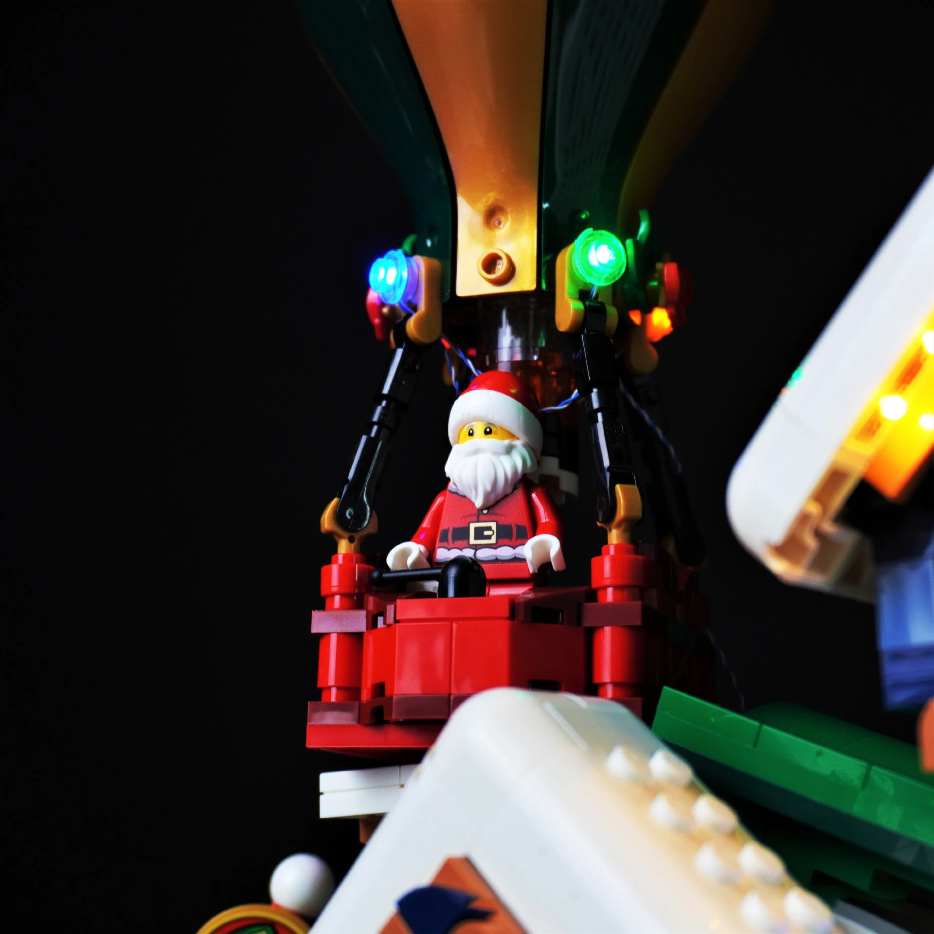 DIY LED Light Kit for Santa’s Visit Post Office – Compatible with 10339, Christmas Building Model Display (Lights Only)