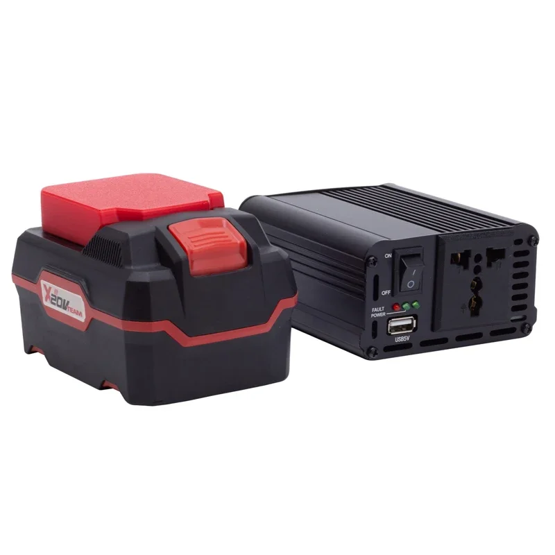 For Lidl Parkside X20V Li-ion Battery Wireless Power and Fast Charging 220V-240V 200W Portable Power Inverter