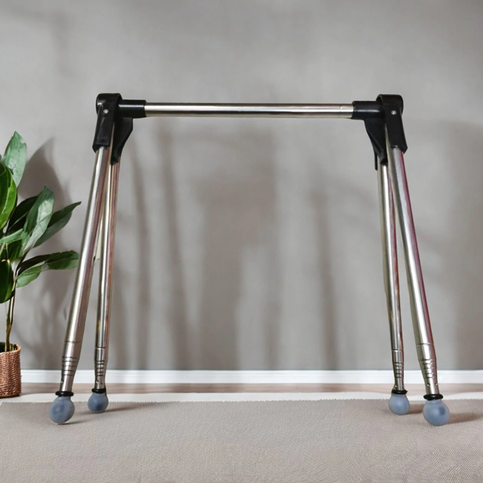 

Portable Clothes Rack Telescopic Foldable Clothes Drying Rack For Home Travel Camping Use Durable Stainless Steel Clothes Rack