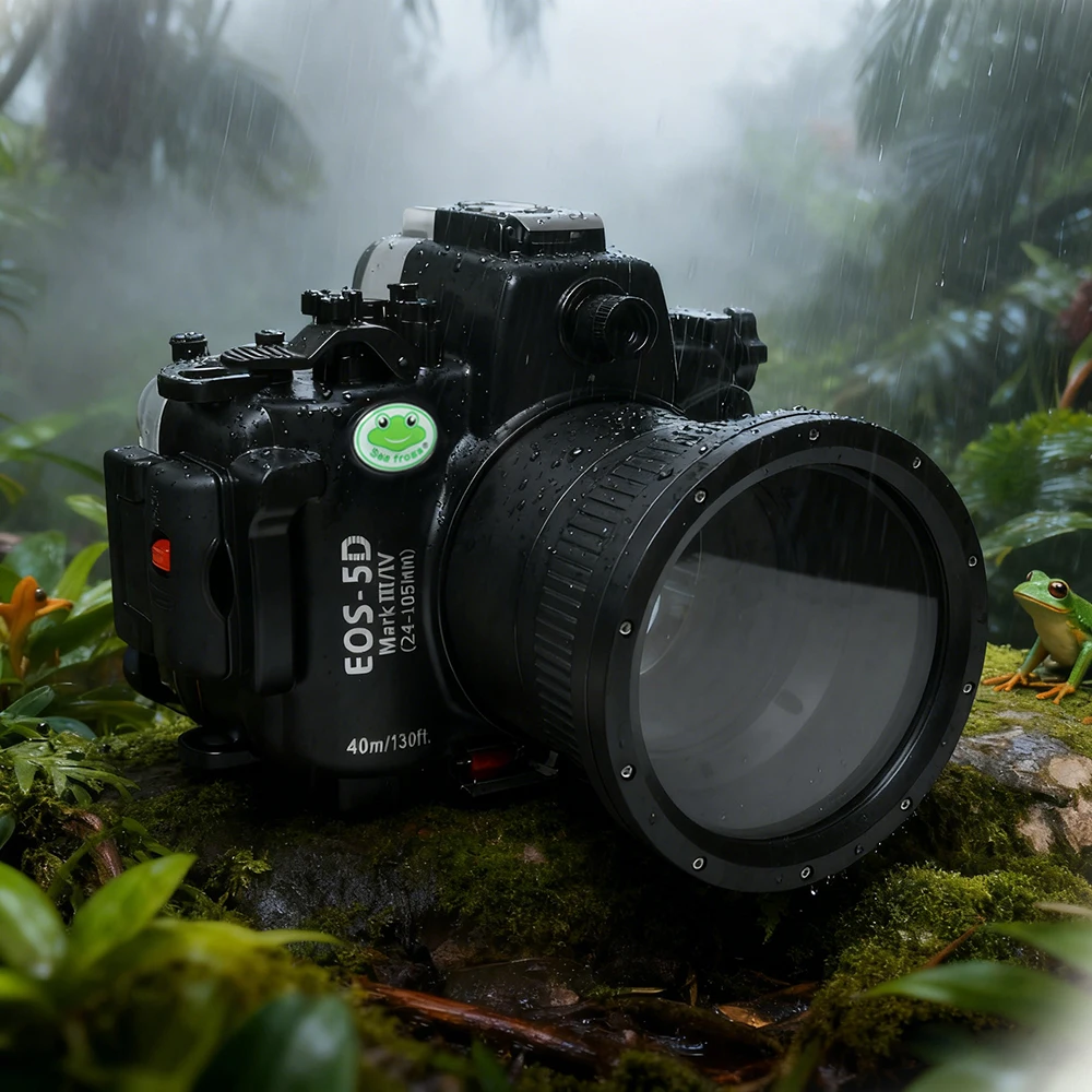 Seafrogs Waterproof Cover For Canon 5DIII IIII Digital Camera Diving Case Underwater Waterproof Housing Case Waterproof