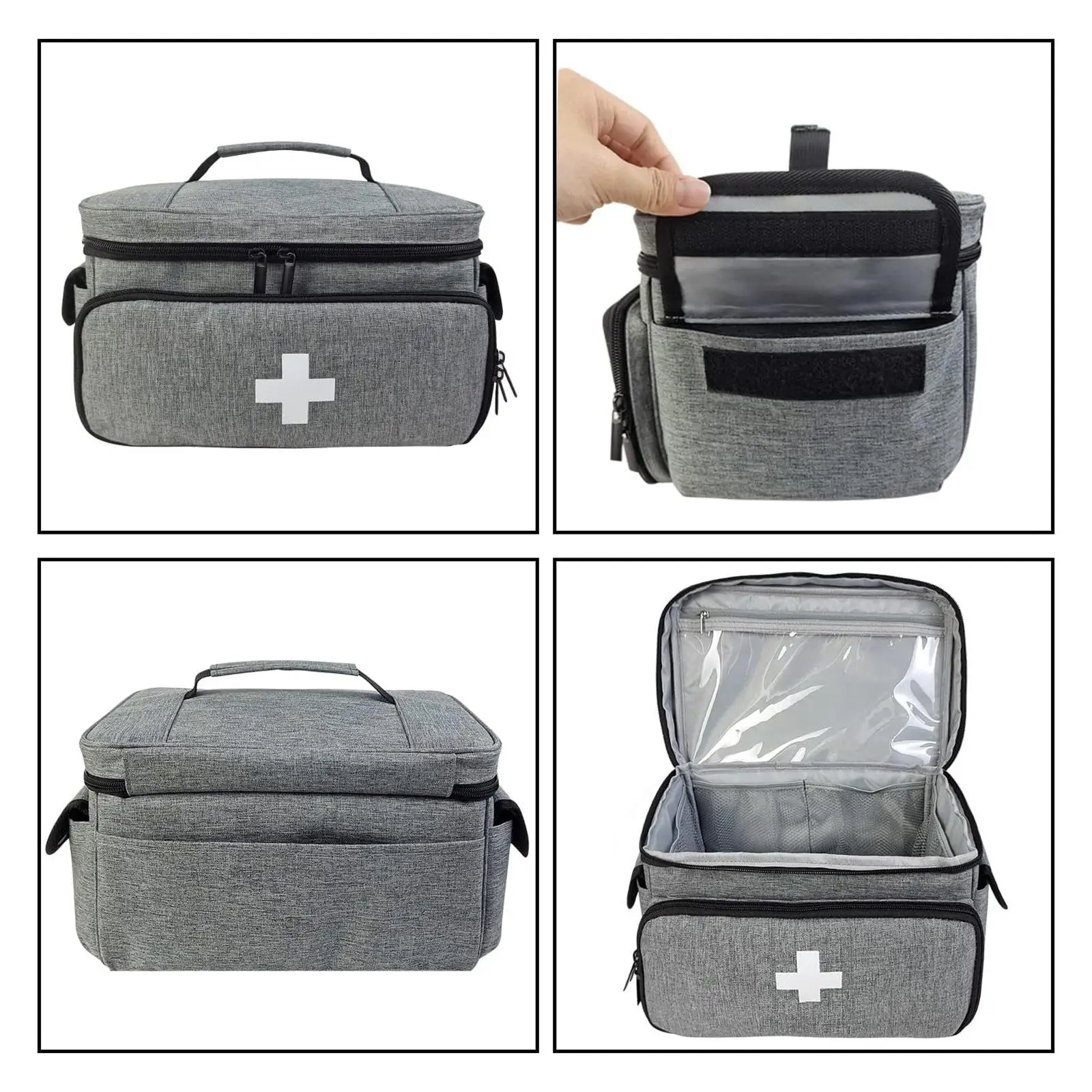 حقيبة الإسعافات الأولية، لوازم طوارئ واسعة، منظم طوارئ للسفر لصالة الألعاب الرياضية