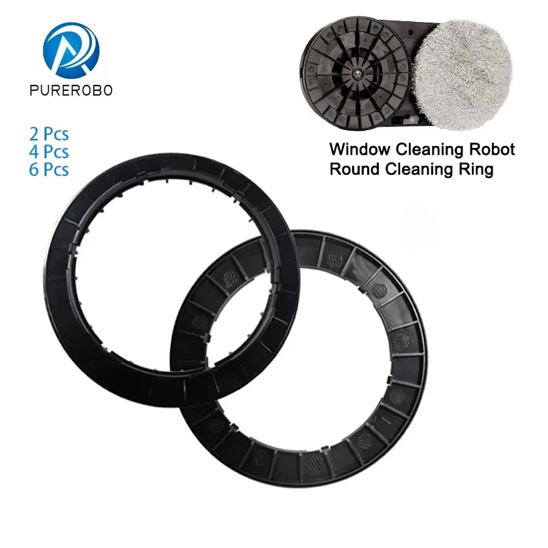 

Purerobo W-R3S W-R1 Сменный робот для мытья окон Чистое кольцо Держатель швабры Детали для круглого стекла Робот-пылесос Круглое кольцо