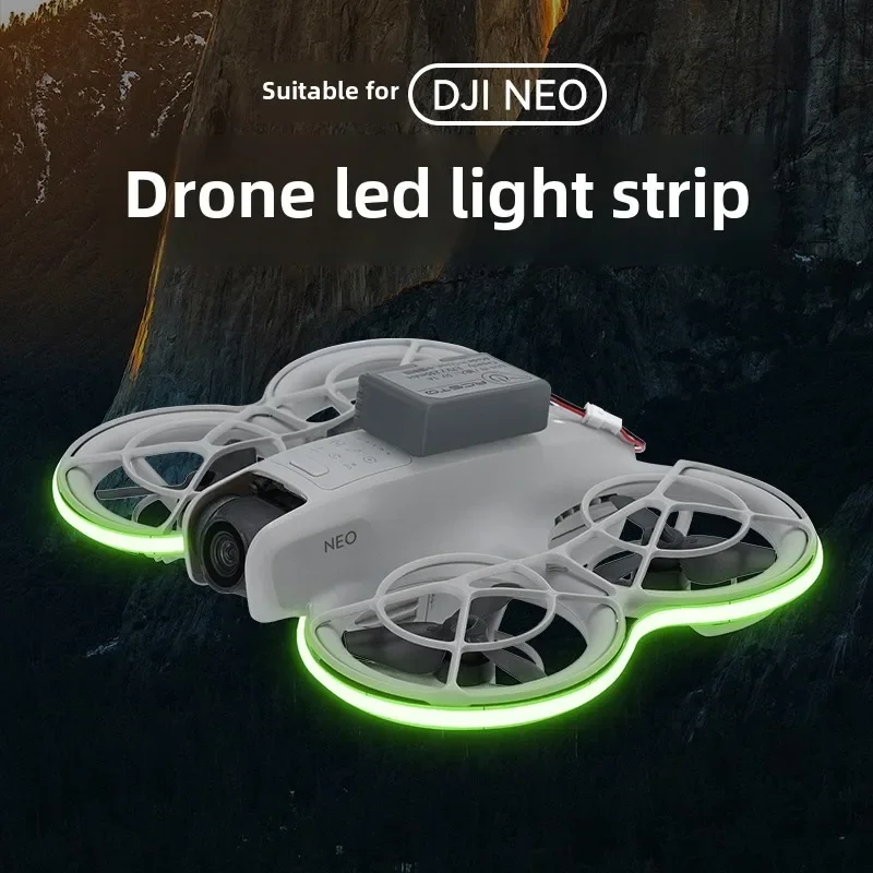 For DJI Neo Light Strip LED Night Flight Brightness Adjustable Waterproof Lamp Belt For DJI Neo Drones Accessories