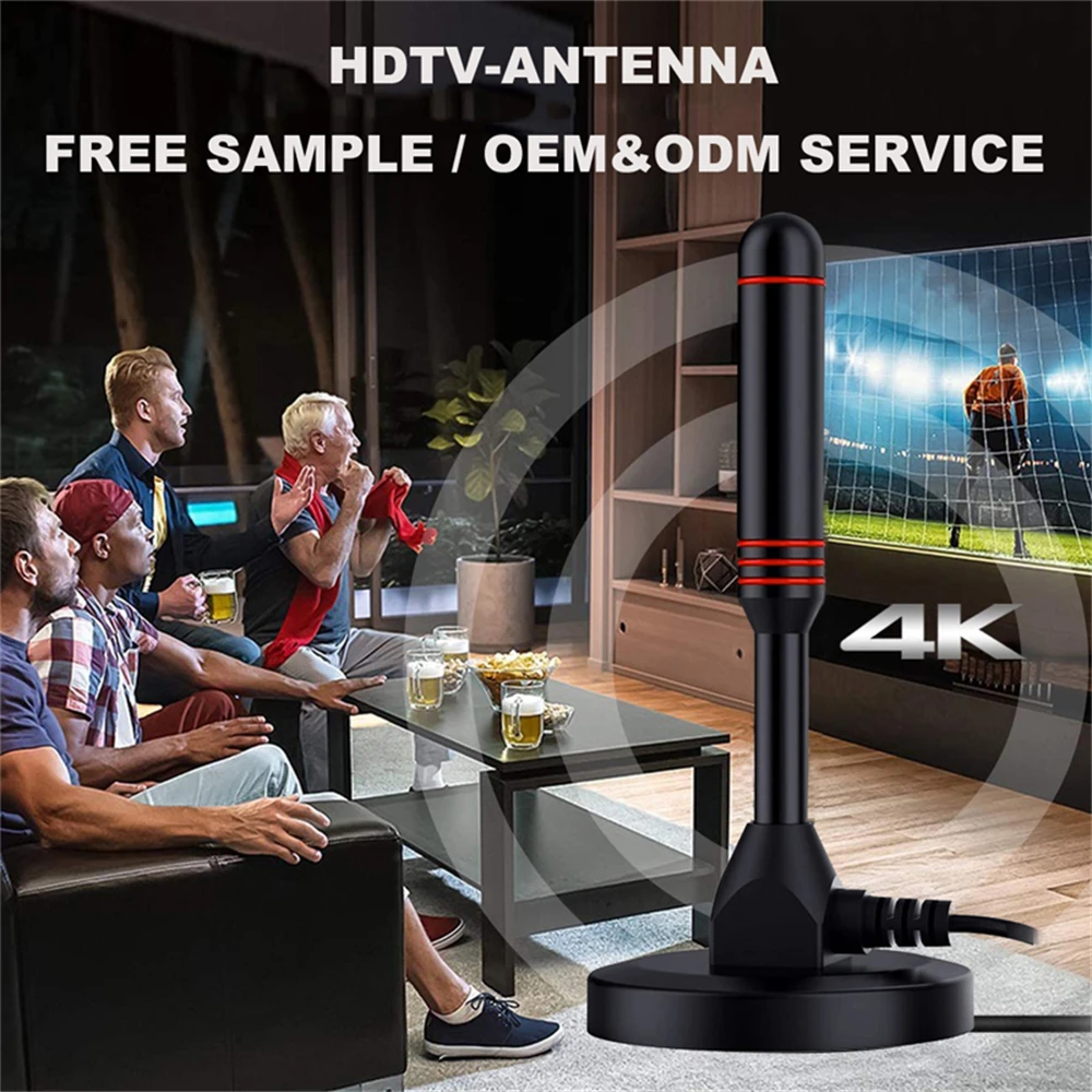 Digital Tv Antenna Amplified Dab Antenna 2000 Miles Ultra Hdtv With Amplifier Vhf/Uhf Quick Response Powerful Tv Antenna