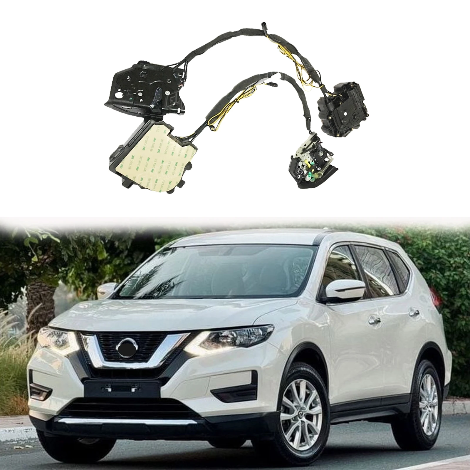 

For Nissan XTrail X-Trail T32 T30 Automatic Soft Close Door Super Silence Car Vehicle Door Smart Auto Electric Suction Door Lock