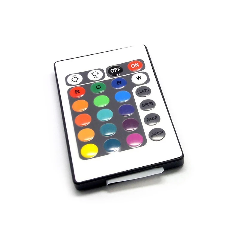 مصباح أمامي فائق الإشراق مزود بجهاز تحكم عن بعد ، ضوء للضباب والقيادة ، لمبة إضاءة LED ، RGBW ، 27SMD ، 9005 ، 9006 ، 24 مفتاح