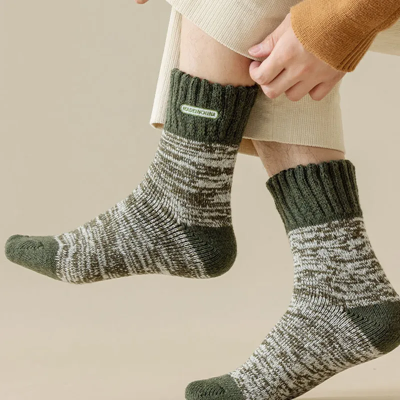 Winter Merino Wool Socks For Men, Super Thick Hiking Socks Thermal Socks For Cold Weather