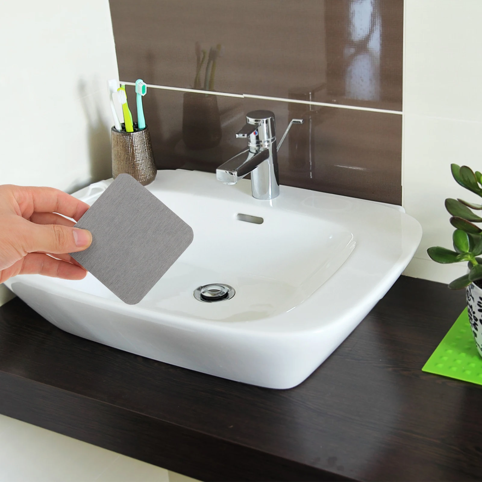 

3pcs Anti-Slip Soap Holder Diatomite Absorbent Coaster Lightweight Bathroom Countertop Mat Water Absorbent Pad For Cups Mugs