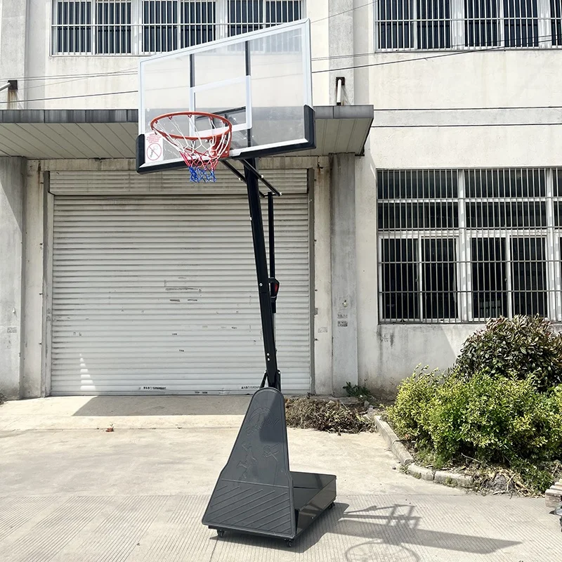 Supporto da basket portatile con supporto da basket regolabile in altezza da 7,5-10 piedi per esterni