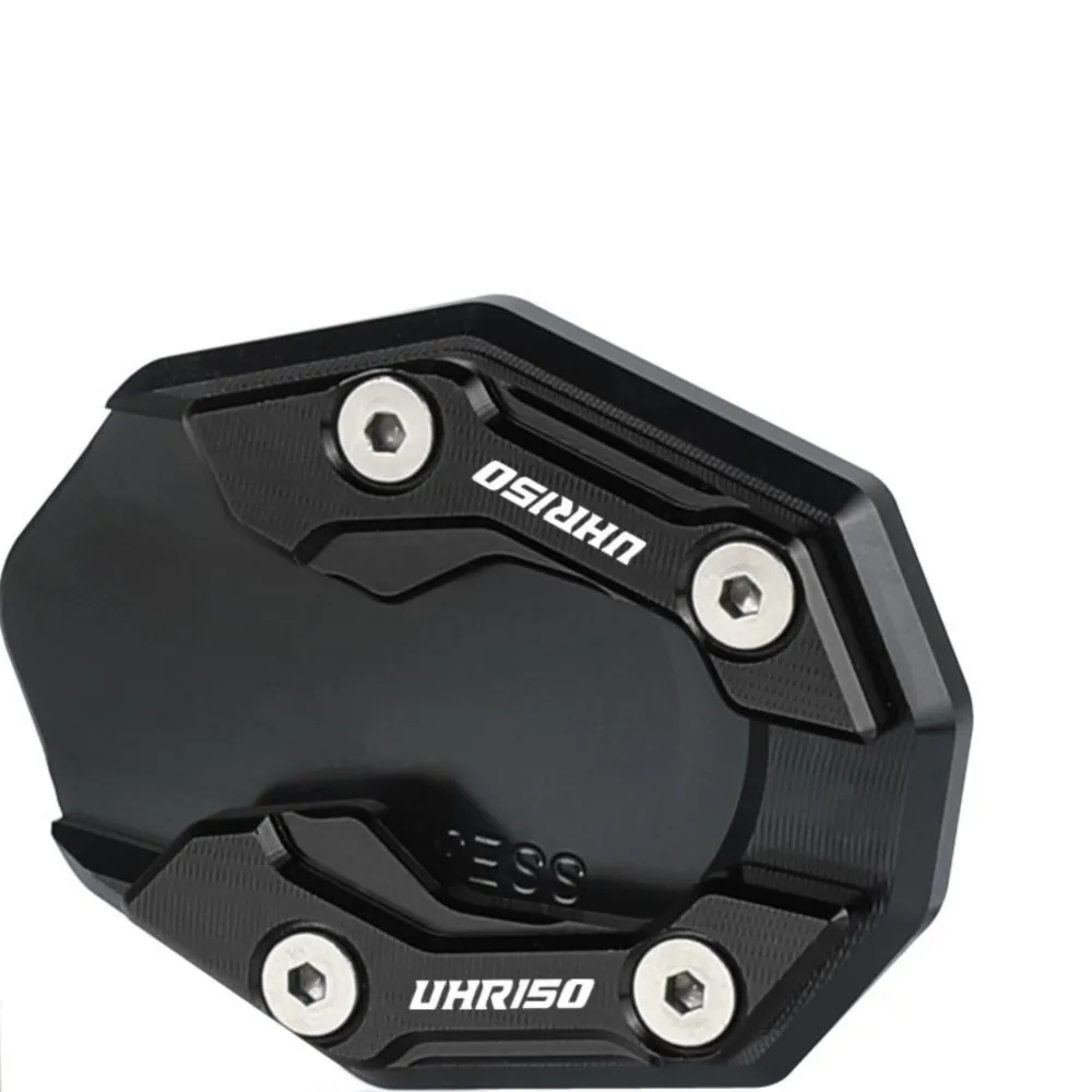 

Motorcycle Side Stand Pad Plate Kickstand Enlarger Support For HAOJUE UHR150 UHR125 UHR 50 UHR 125 Accessories CNC Aluminum