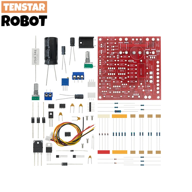 0-30V 2mA-3A DC Regulated Power Supply DIY Kit Continuously Adjustable Current Limiting Protection Voltage Regulator Set