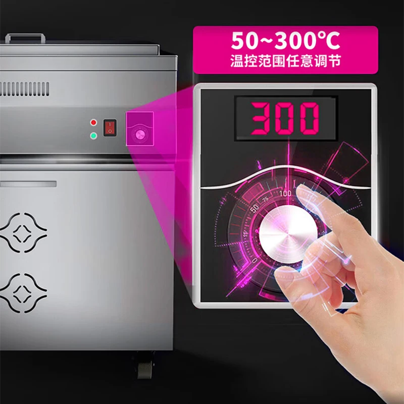 Commercial electric fryer oil-water separation French fries fryer 30-100L large-capacity fried chicken fritters electric fryer