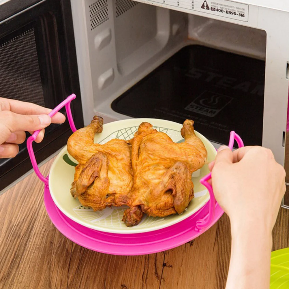 

3Pcs Multifunctional Dish Rack Food Trays Kitchen Storage Microwave Oven Safe Material Steamer Cooling Rack Rust