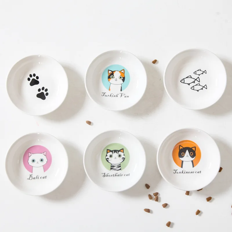 Neue Kreative Nette Katze Kleine Untertasse Form Mini Platte Keramik Cartoon Gericht Kreative Snack Platte Chinchilla Eichhörnchen Igel Schüssel