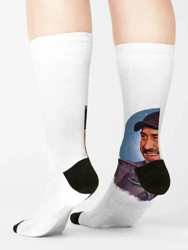 DAVE ATTELL- Famous standup comedian Portraits Socks Children's aesthetic cool Climbing Male Socks Women's