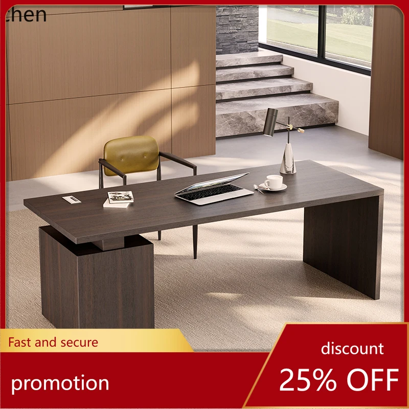 

HT Desk Modern Superior Study Writing Desk Minimalist Home Boss Office Computer Desk