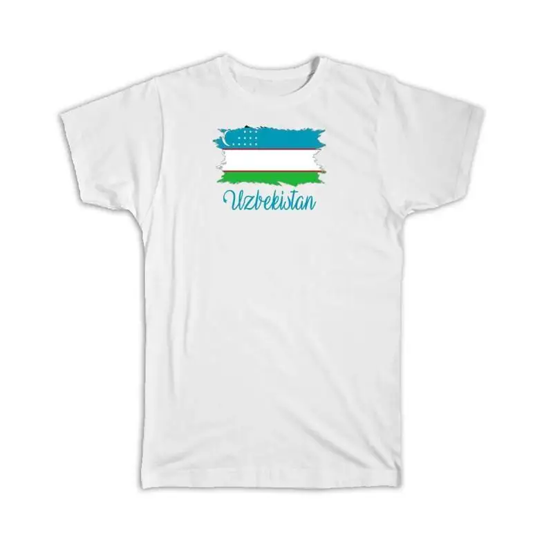 

Футболка с экспаттом узбекской страны с флагом Узбекистана