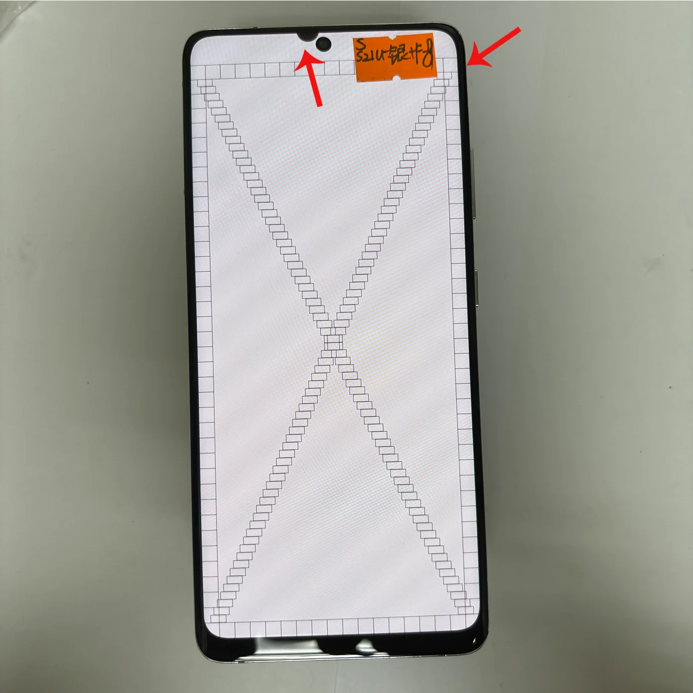 Super AMOLED met defect voor Samsung S21 Ultra LCD G998 G998U display touchscreen digitizer voor S21 Ultra LCD G998B met frame