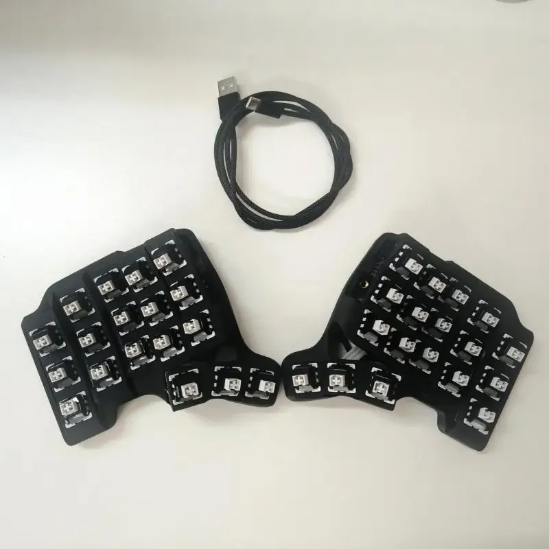 

Charybdis Nano Split Keyboard Беспроводная эргономичная клавиатура Bluetooth Zmk Key Change Индивидуальная механическая клавиатура с возможностью горячей замены