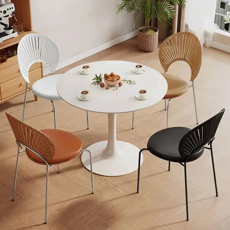 

2pcs Modern Dining Chair Restaurants Minimalist Design Nordic Dining Chairs Kitchen Occasional Sillas De Comedor Home Furniture