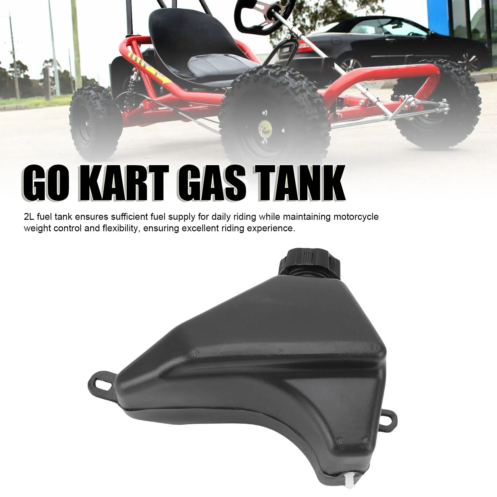 ATV Gas Fuel  2L Go Kart Gas  Dust Proof Anti Deformation Sturdy with  for 4 Stroke 50ml 70ml 110ml 125ml Motorcycle