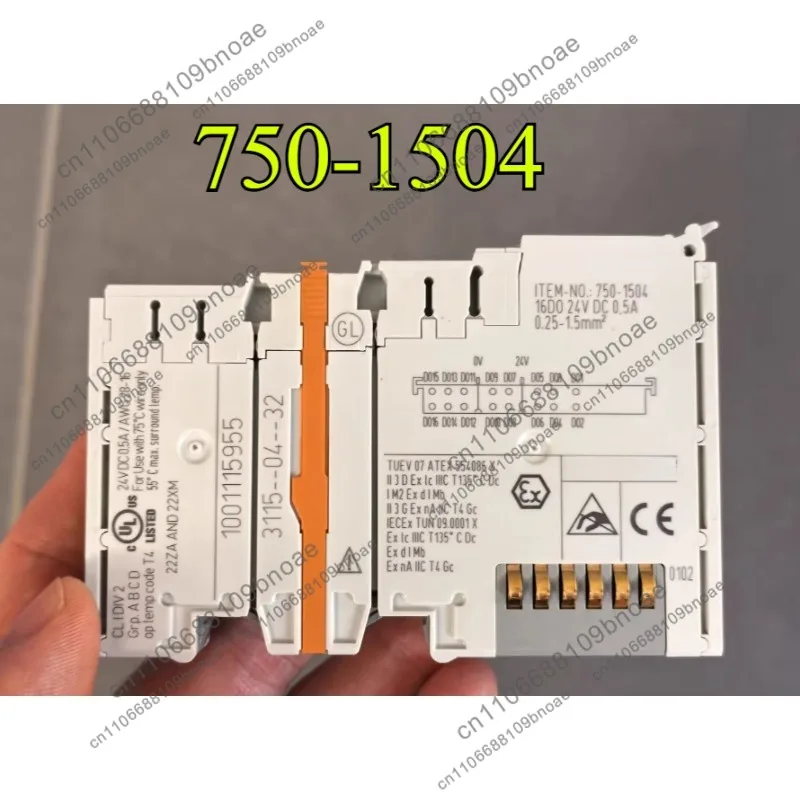 16-channel digital output module, 750-1504