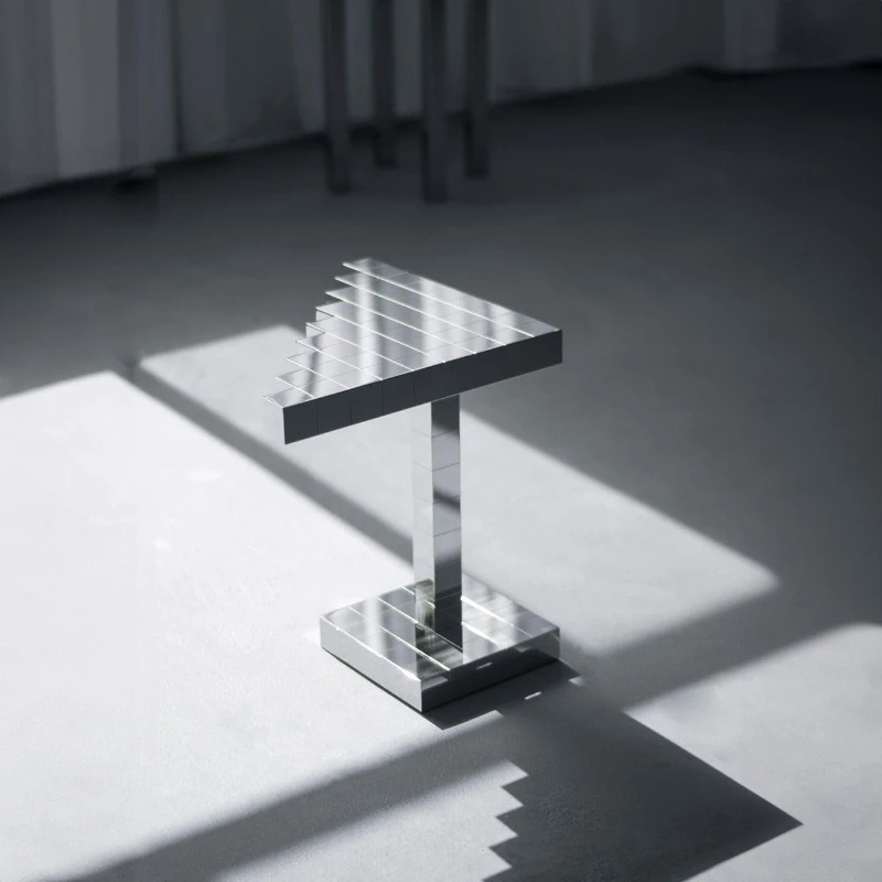 

304 stainless steel mirror is a wind coffee table/physical quality